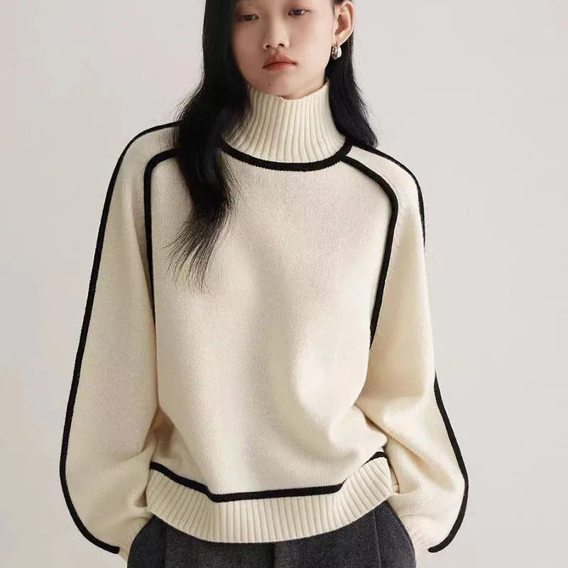 Aspen | Cashmere sweater med høj hals
