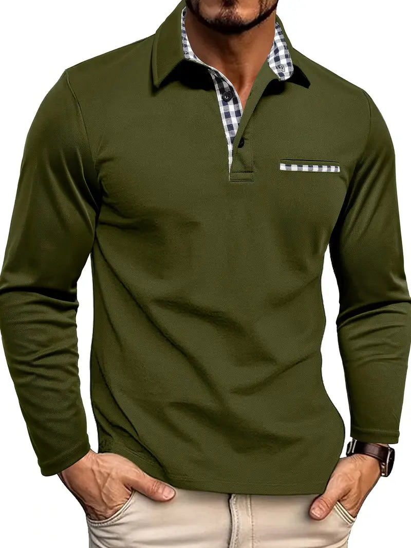 Rafiel – Tidløs Langærmet Poloshirt