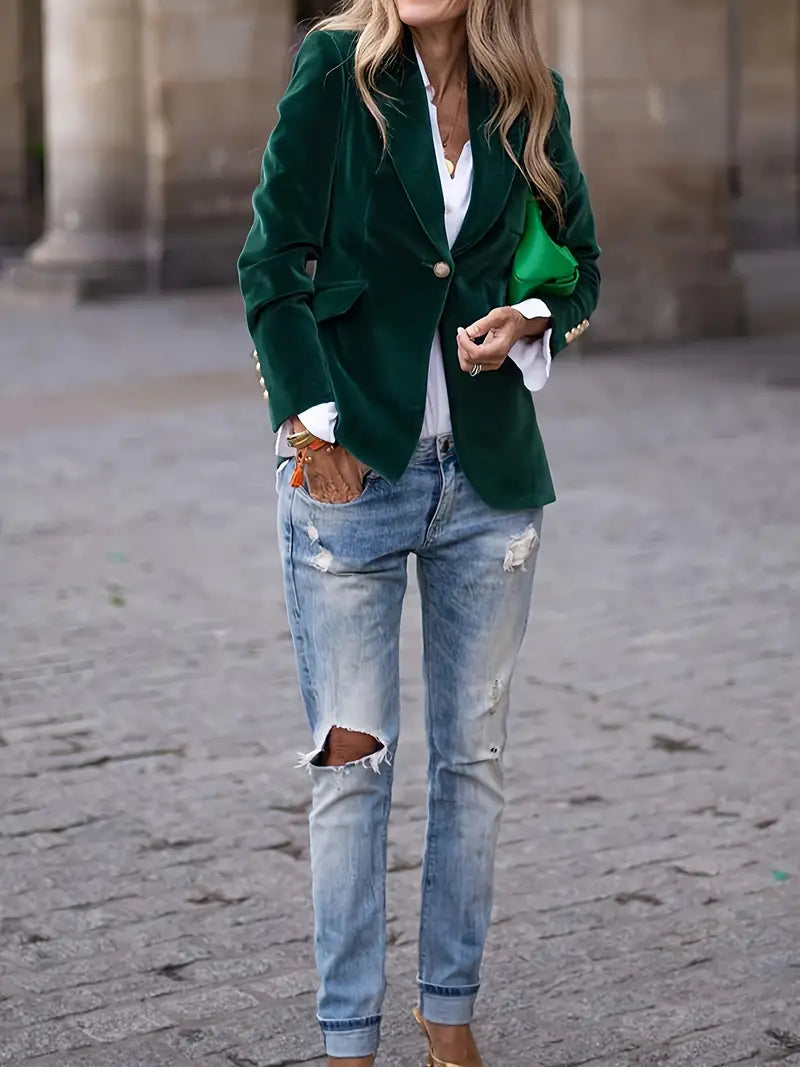 Julissa | Elegant jakke i velour