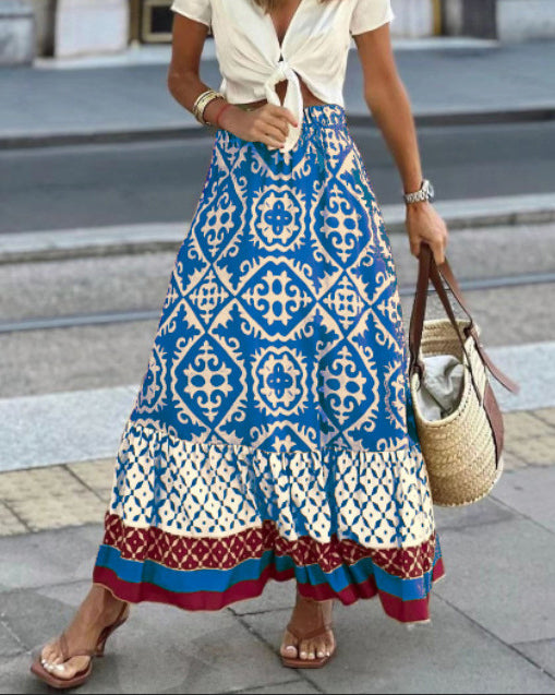 Cassey™ | Boho-stil nederdel