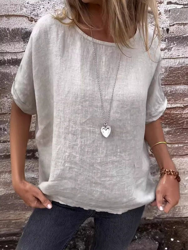 Casia | Minimalistisk Løs Bluse