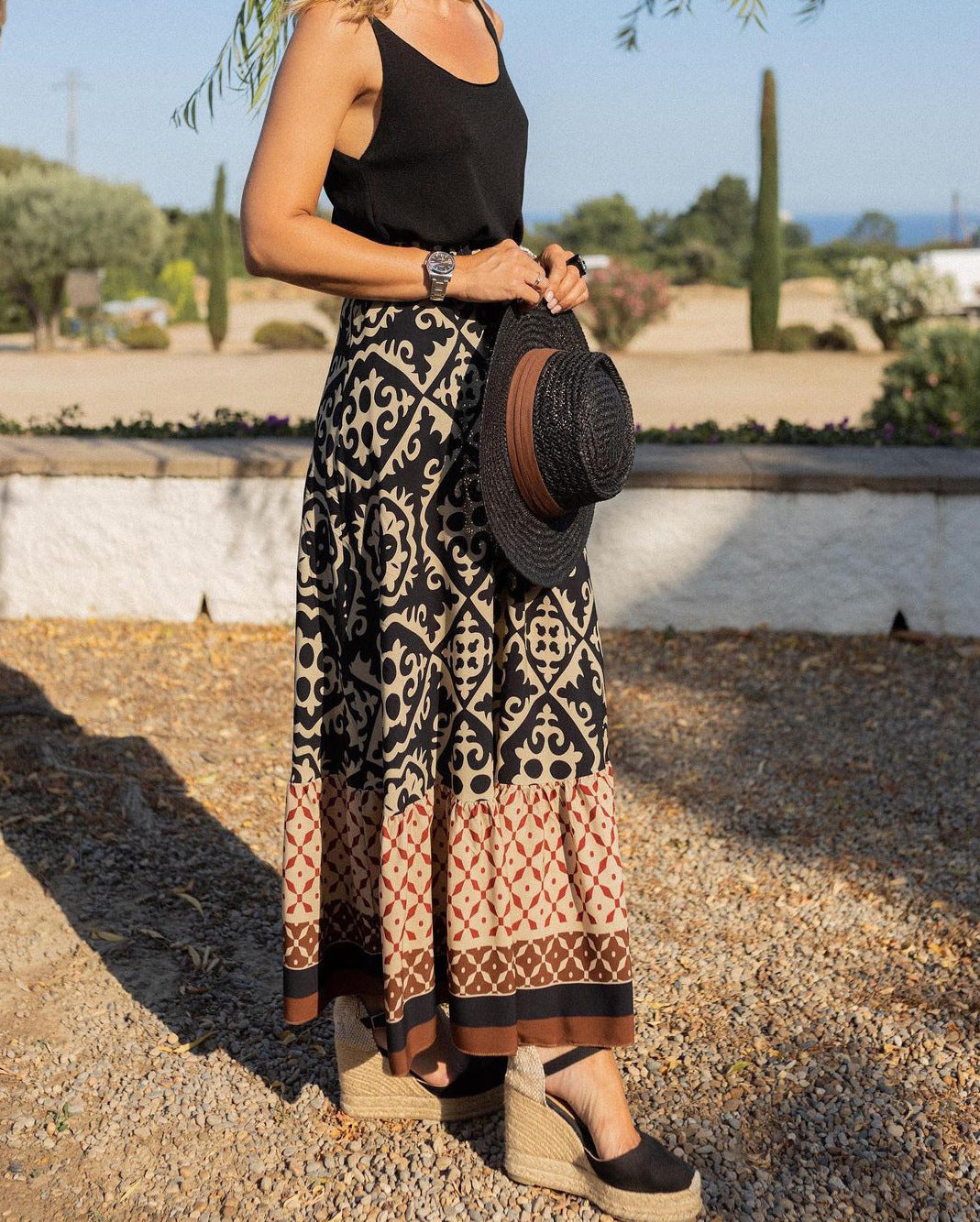 Cassey™ | Boho-stil nederdel