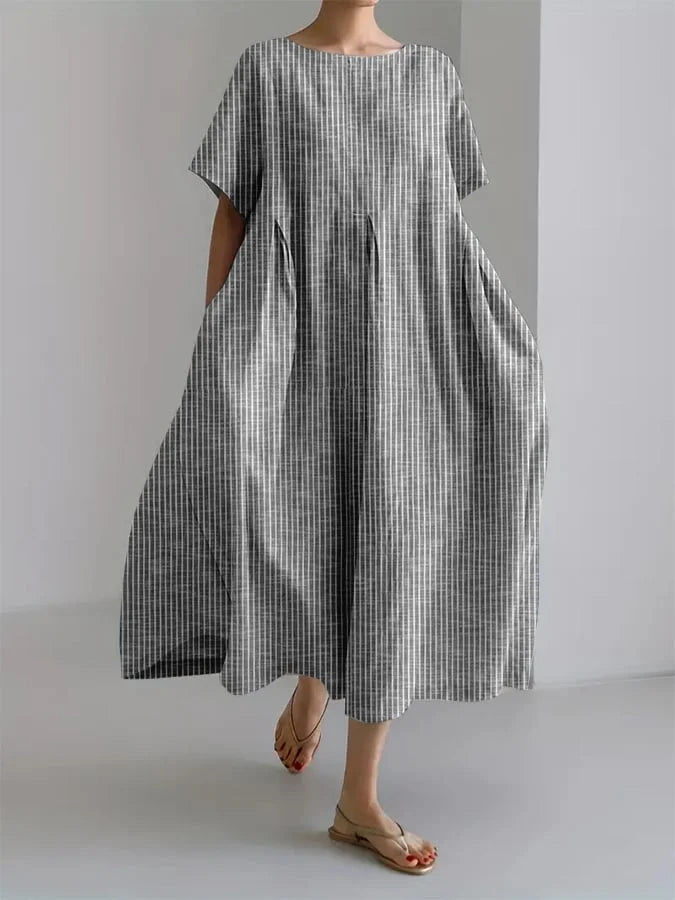 Bianca | Lang, Løs Retro Kjole