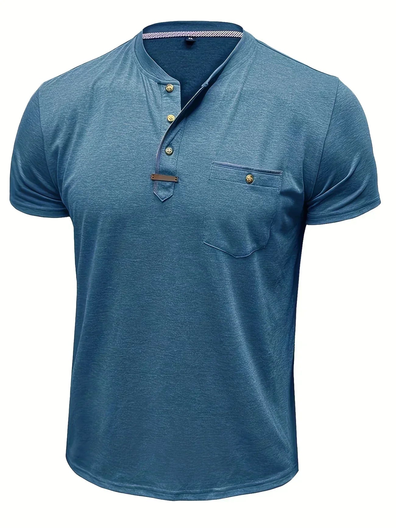 Savrani™ | Elegant t-shirt med rund hals og lomme
