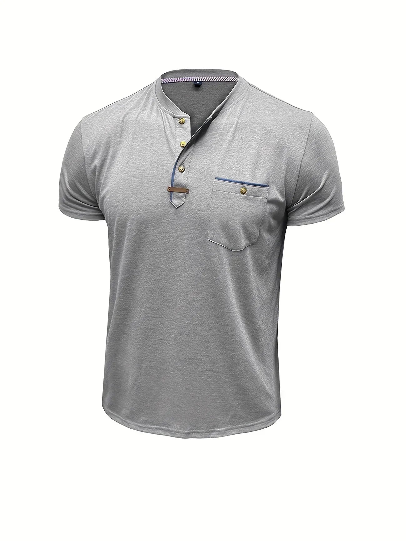 Savrani™ | Elegant t-shirt med rund hals og lomme