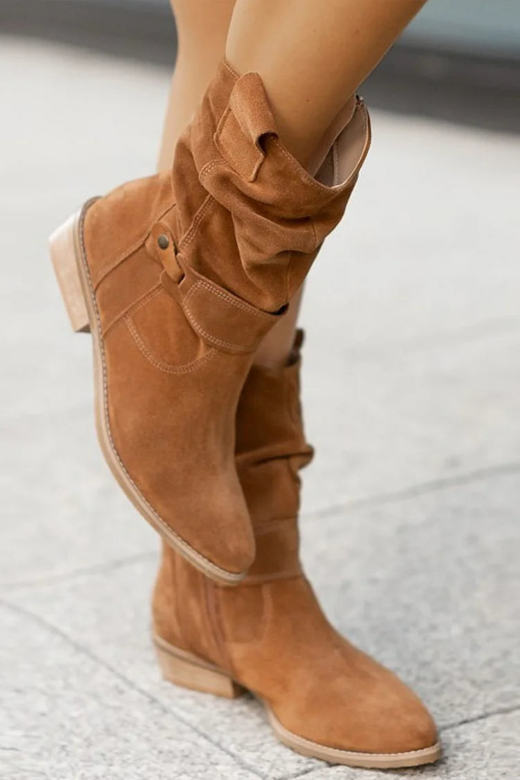 Clémence™ | Bløde Ankelstøvler i Suede