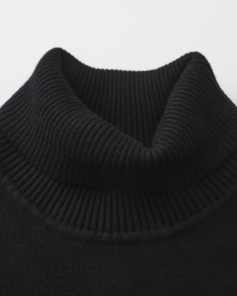 René™ | Rullekravepullover i Merinould