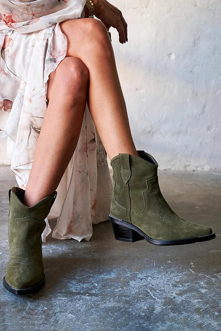 Élise™ | Korte Støvler i Suede