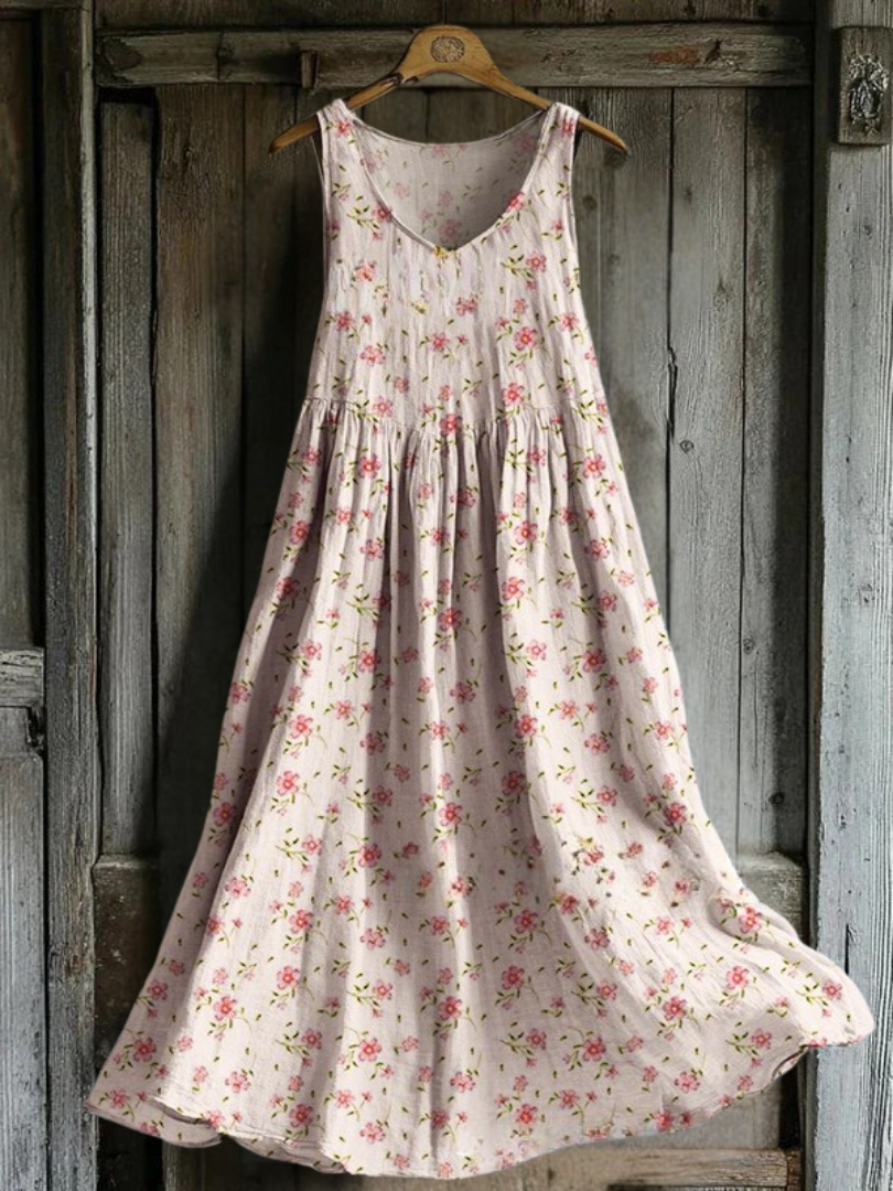 Éléonore – Kjole med Blomstermønster