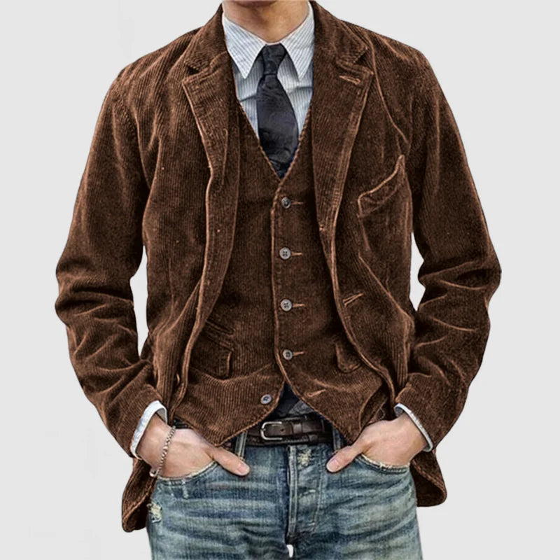 Adolfo ™|VINTAGE STIL JAKKE OG VEST