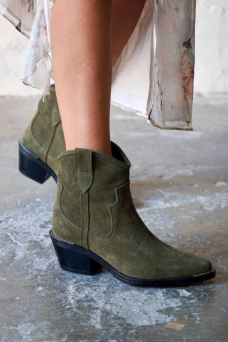 Élise™ | Korte Støvler i Suede