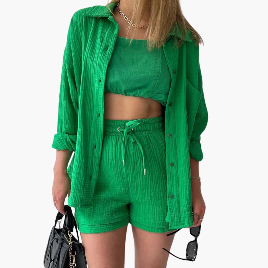 Aurélie | Elegant og Casual To-delt Sæt