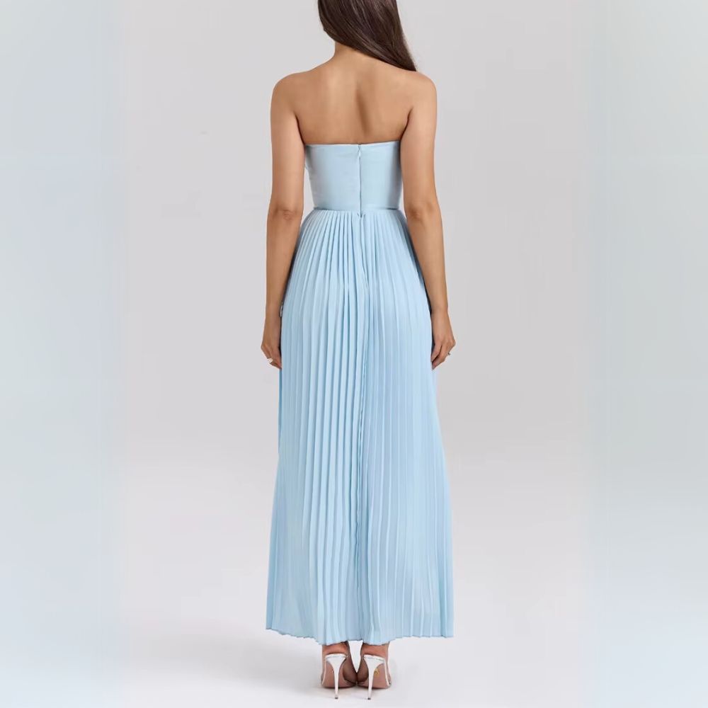 Kalinda | Elegant Plisseret Kjole