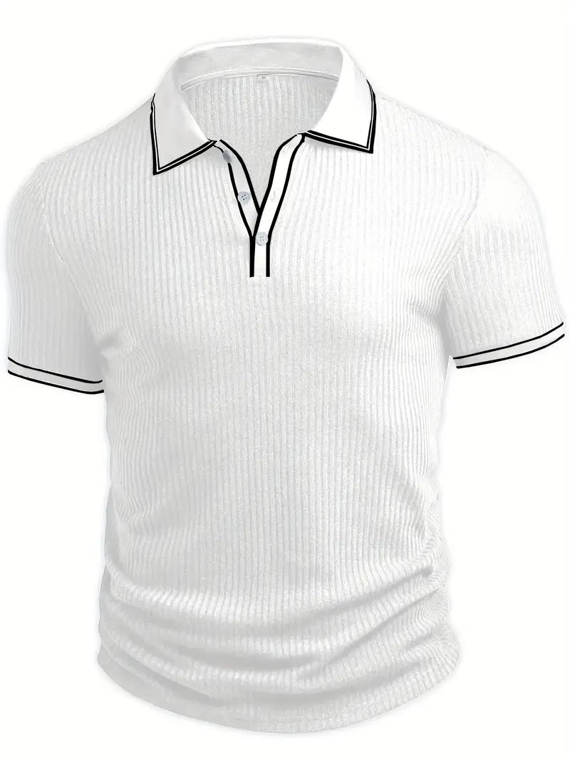 Savrani™ | Elegant polo med korte ærmer
