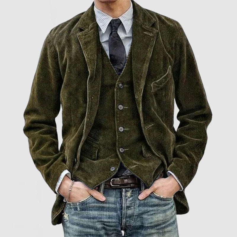 Adolfo ™|VINTAGE STIL JAKKE OG VEST