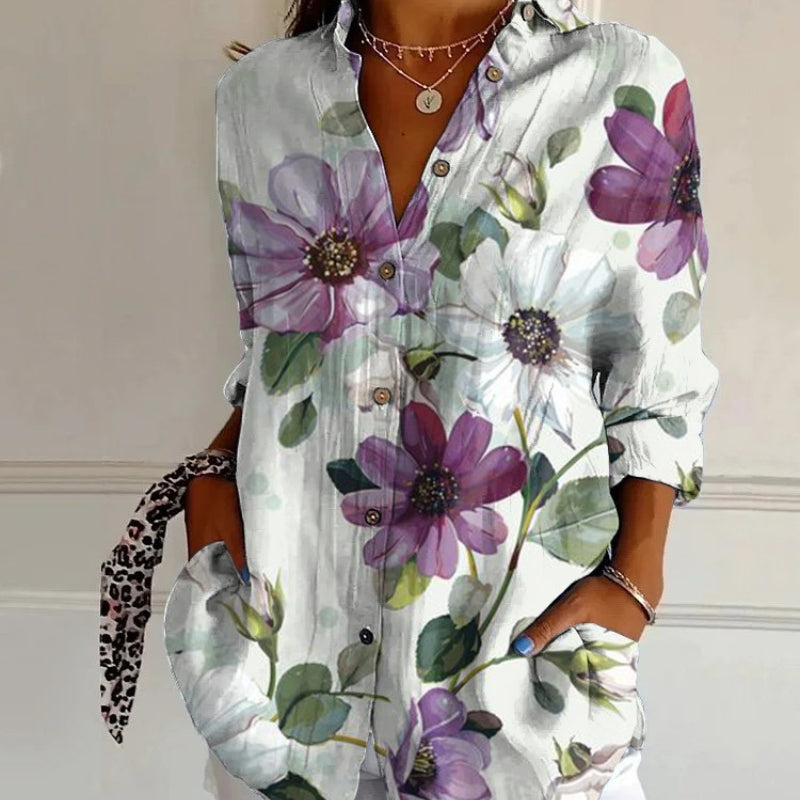 Diane | Elegant Kunstnerisk Bluse