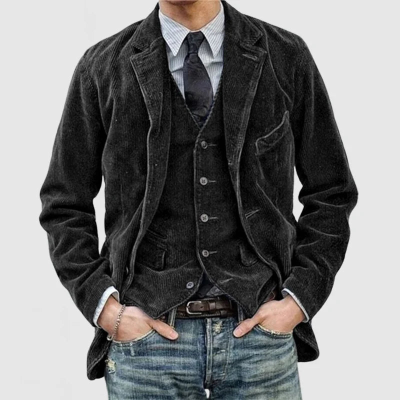 Adolfo ™|VINTAGE STIL JAKKE OG VEST