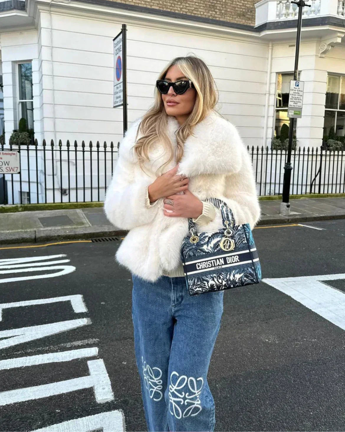 Alena | Elegant Jakke i Syntetisk Pels