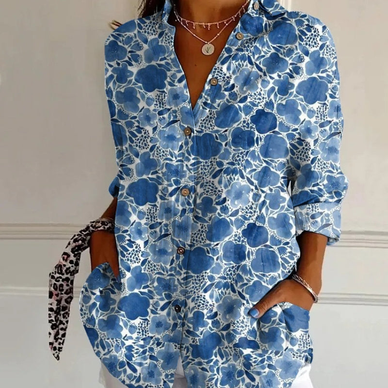 Diane | Elegant Kunstnerisk Bluse