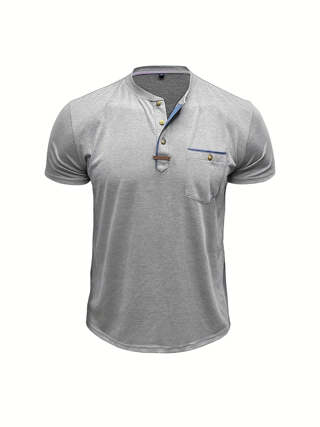 Savrani™ | Elegant t-shirt med rund hals og lomme