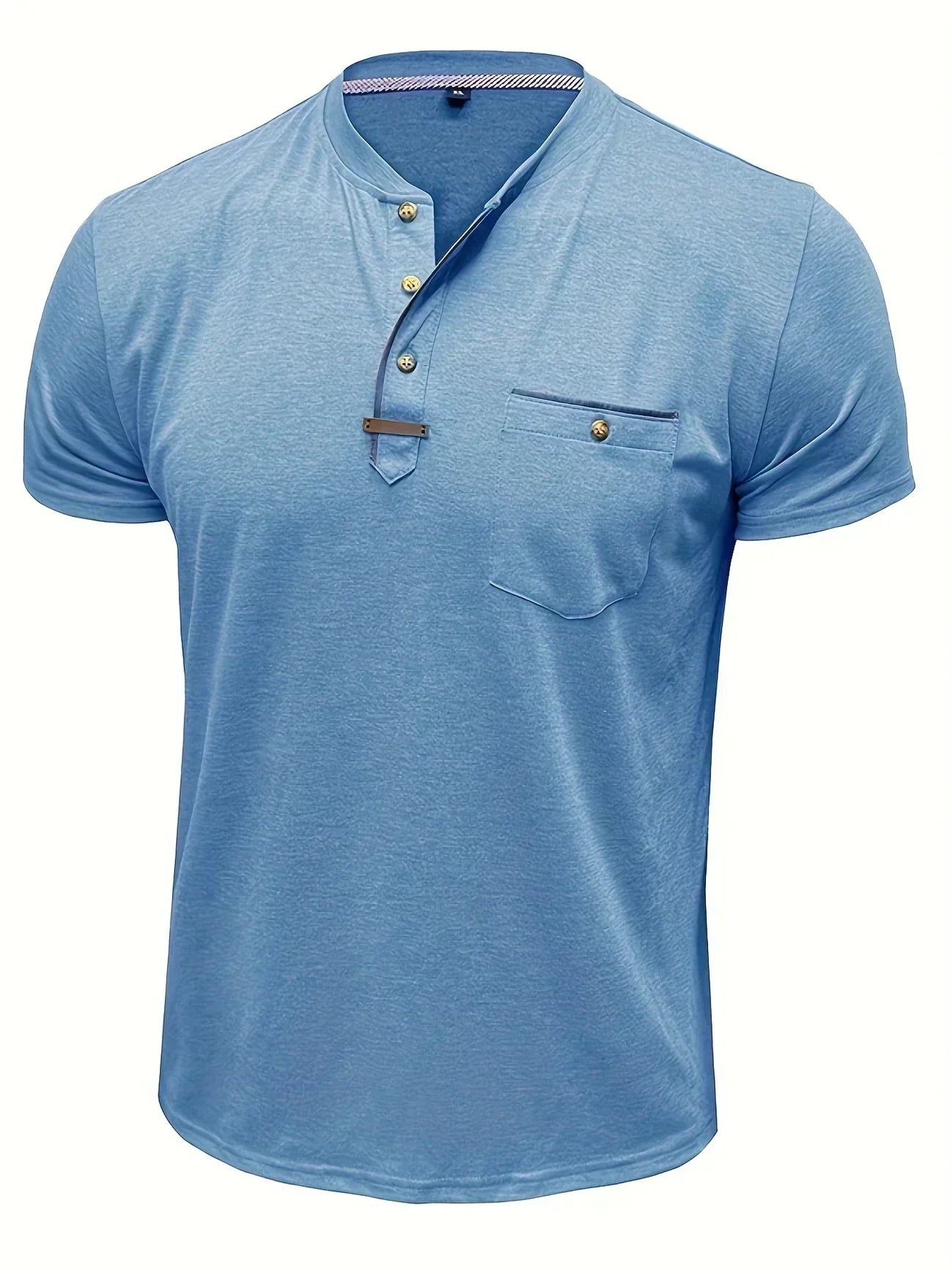 Savrani™ | Elegant t-shirt med rund hals og lomme