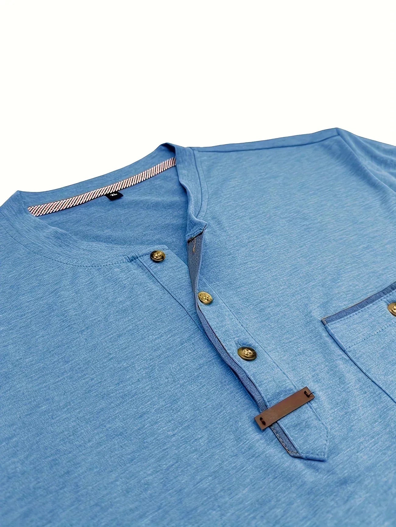 Savrani™ | Elegant t-shirt med rund hals og lomme