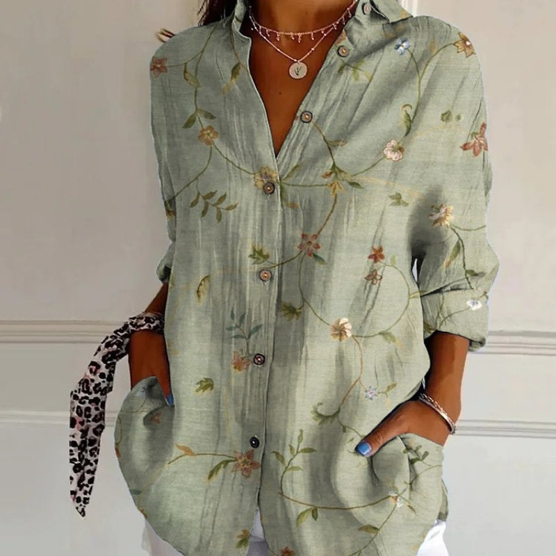 Diane | Elegant Kunstnerisk Bluse