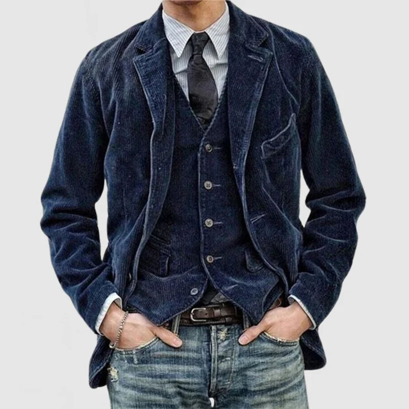 Adolfo ™|VINTAGE STIL JAKKE OG VEST
