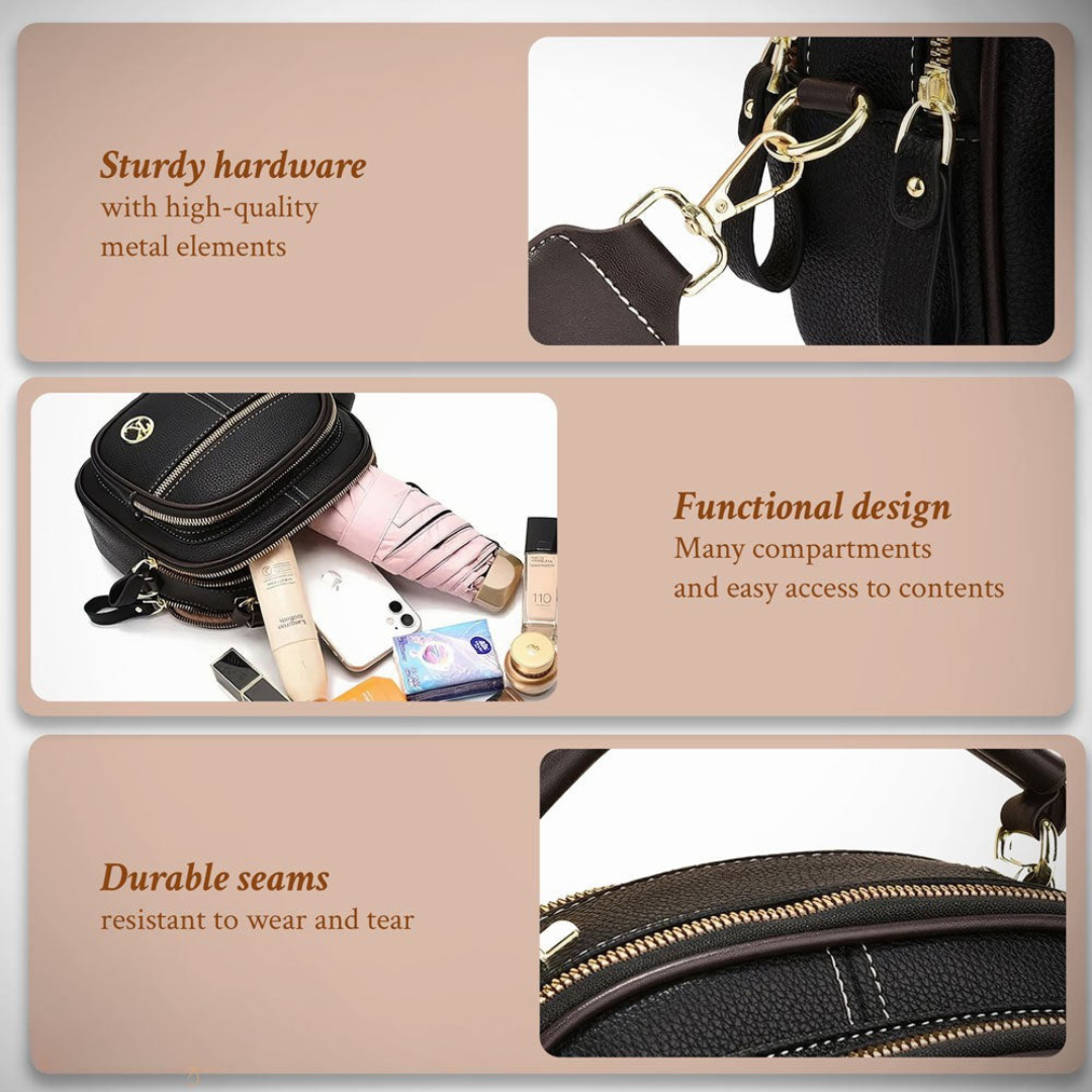 Fiona | Klassisk chic skuldertaske
