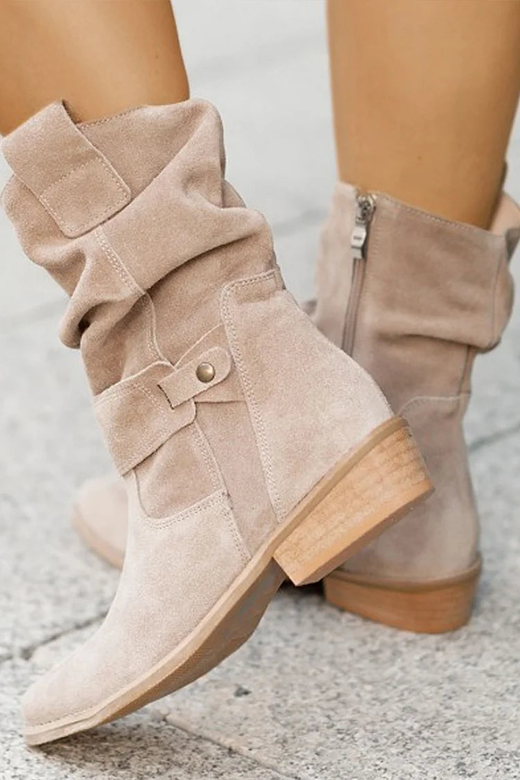 Clémence™ | Bløde Ankelstøvler i Suede