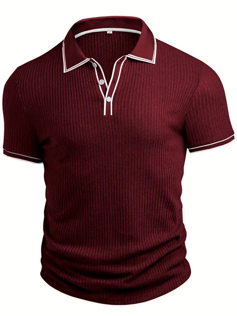 Savrani™ | Elegant polo med korte ærmer