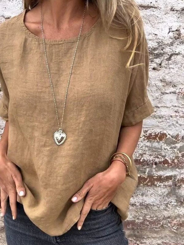 Casia | Minimalistisk Løs Bluse