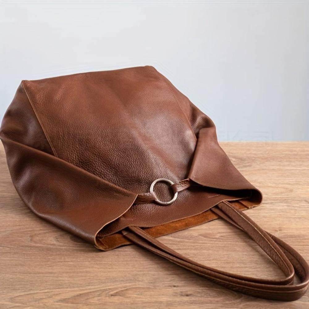 Renee | Stor Vintage Skuldertaske
