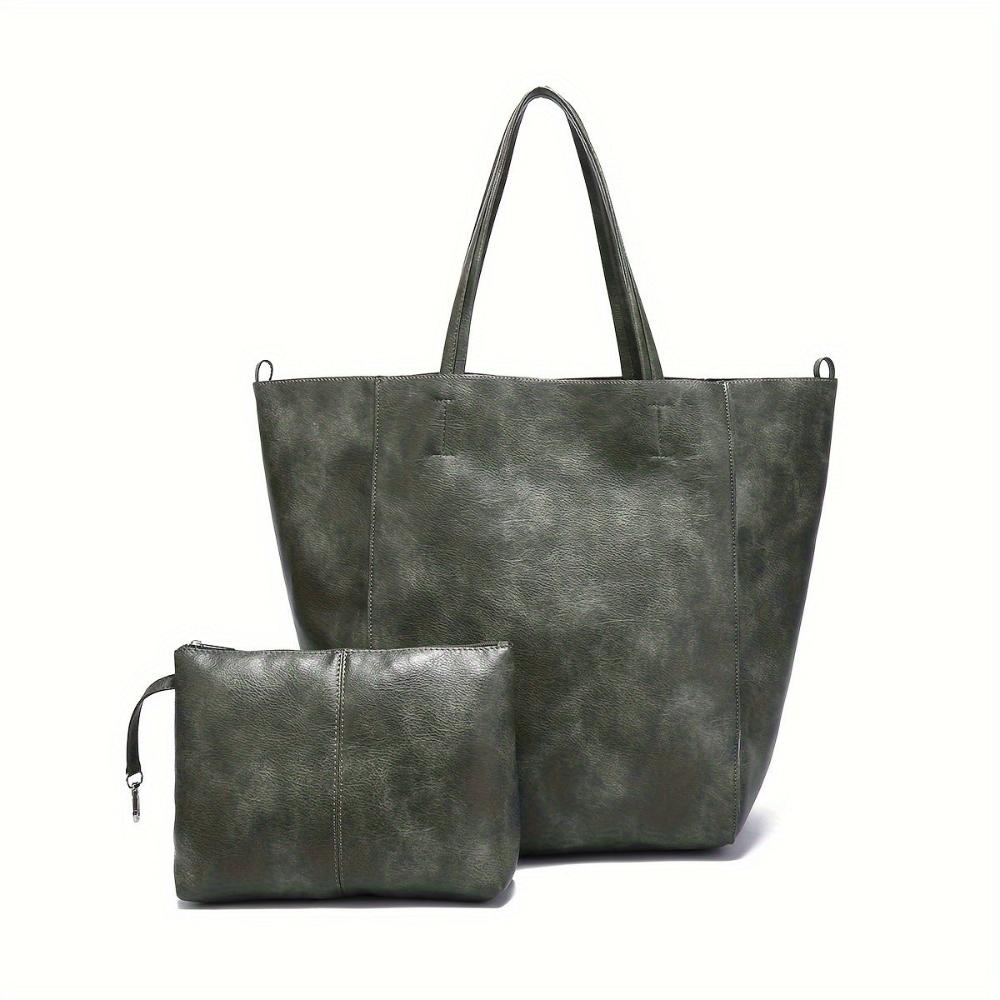 Renee | Stor Vintage Skuldertaske