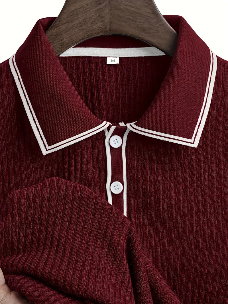 Savrani™ | Elegant polo med korte ærmer