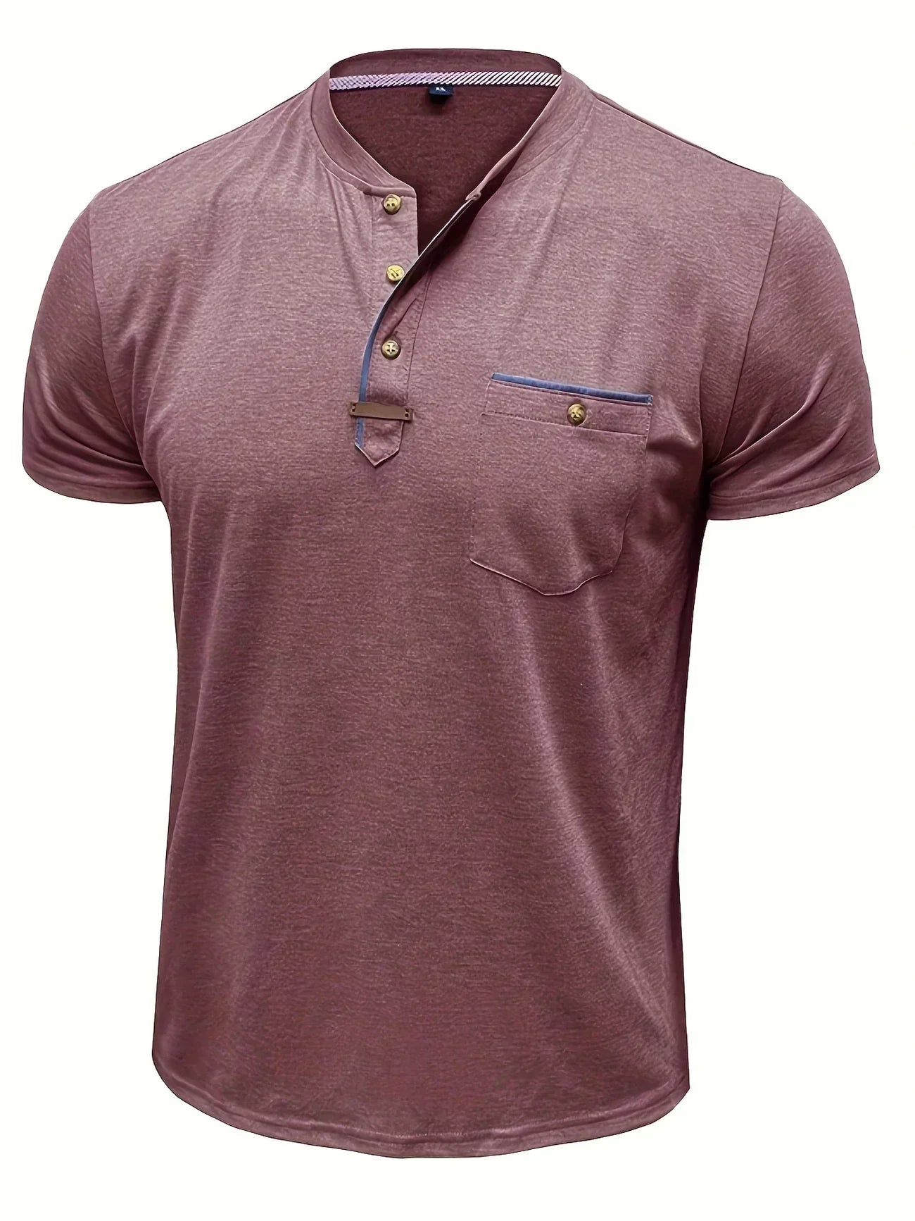 Savrani™ | Elegant t-shirt med rund hals og lomme