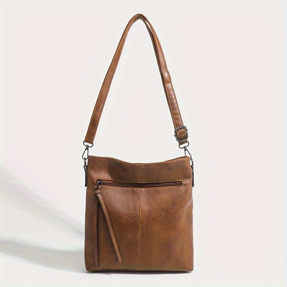 Lina | Vintage skuldertaske med ternet mønster