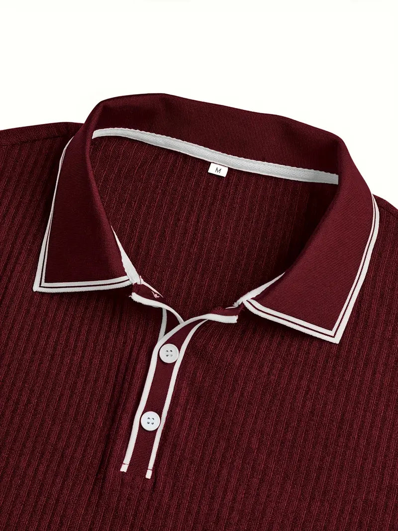 Savrani™ | Elegant polo med korte ærmer