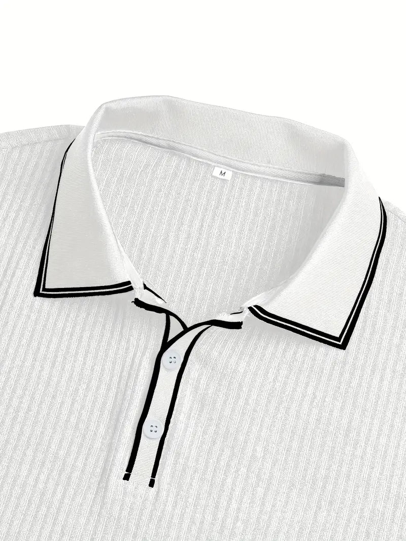 Savrani™ | Elegant polo med korte ærmer