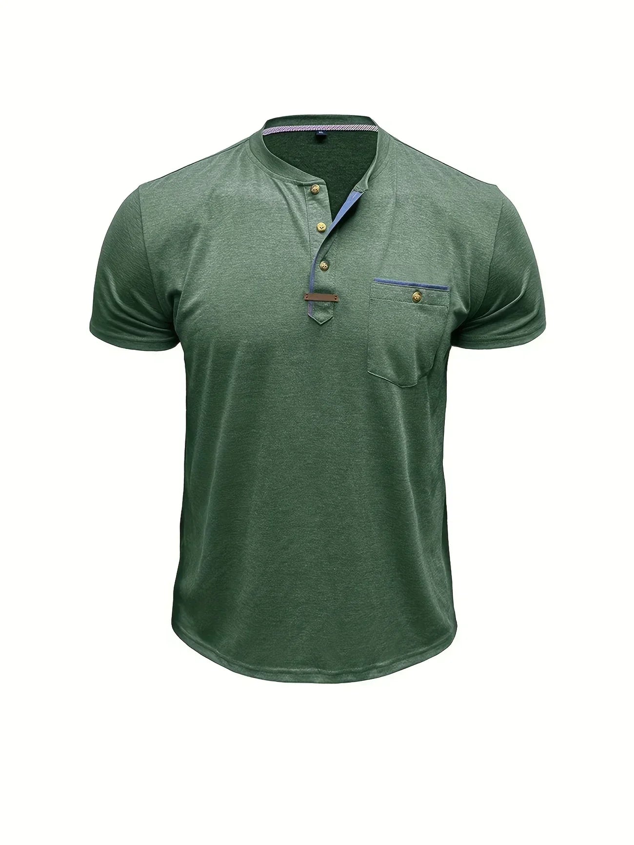 Savrani™ | Elegant t-shirt med rund hals og lomme