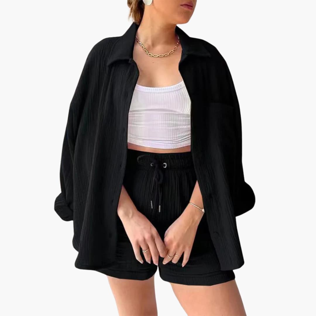 Aurélie | Elegant og Casual To-delt Sæt