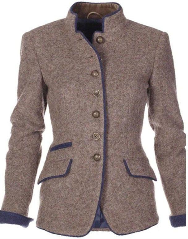 Valeria | Elegant blazer med høj krave