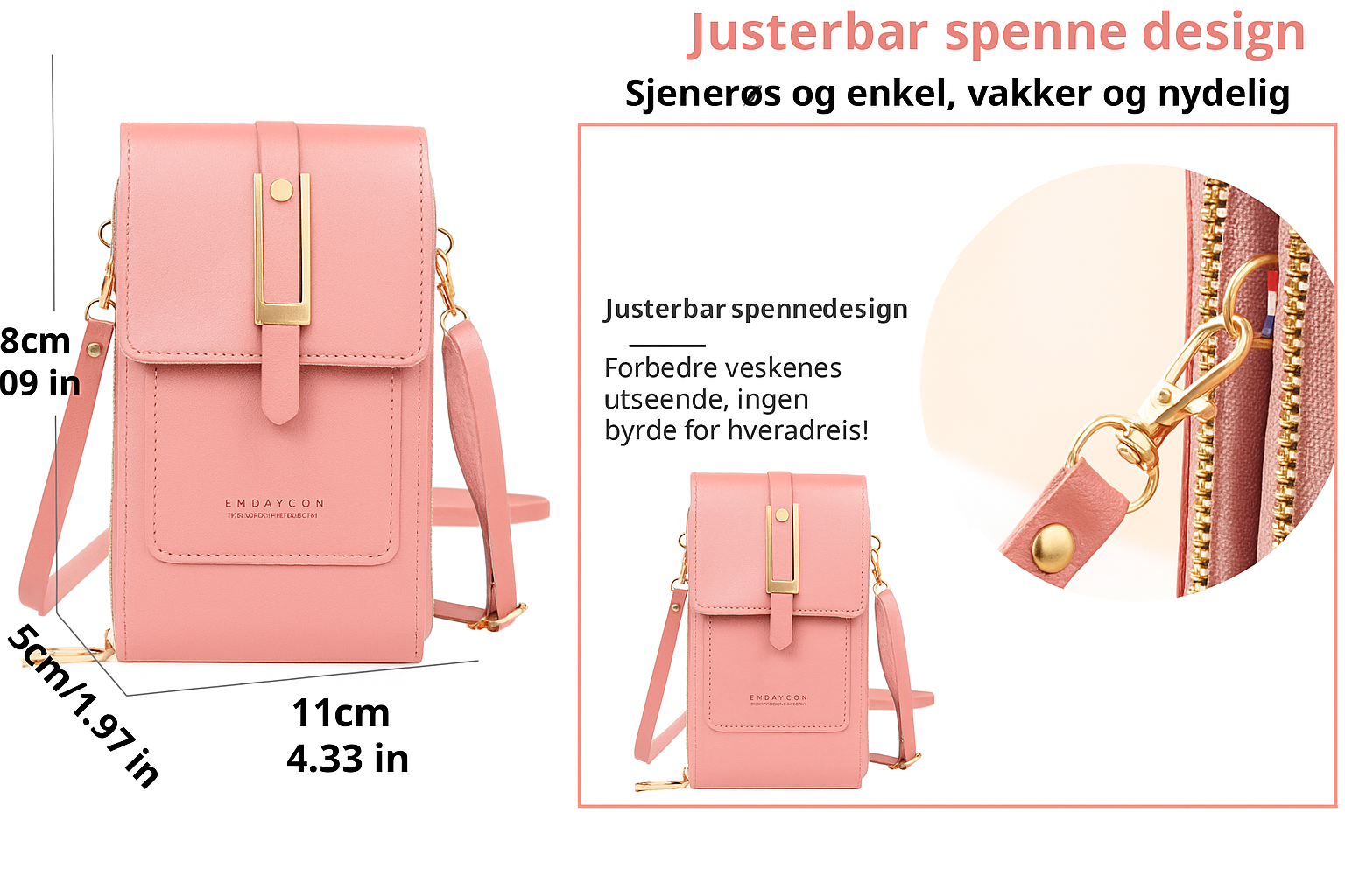 Mary Jane™ | Taske med skulderrem og telefonholder