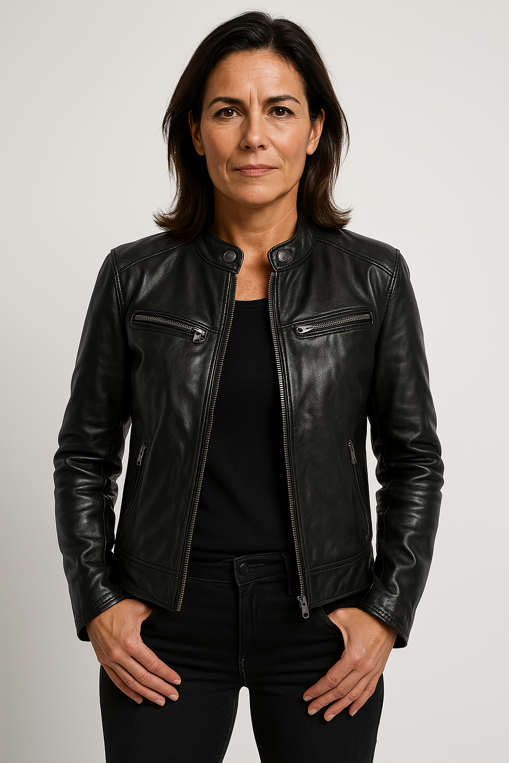 Bonnie® | Læderjakke i casual stil