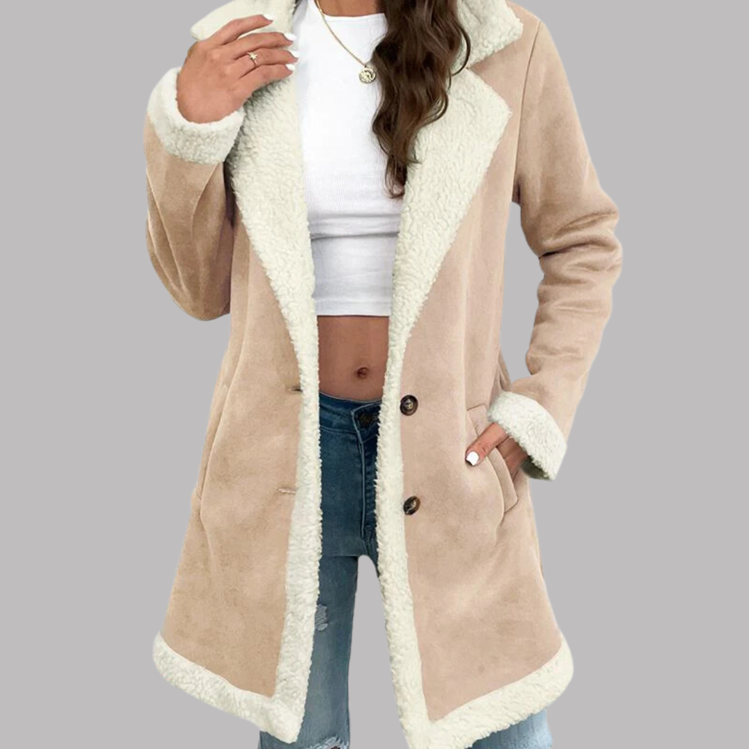 Amelia | Pelsjakke i sherpa