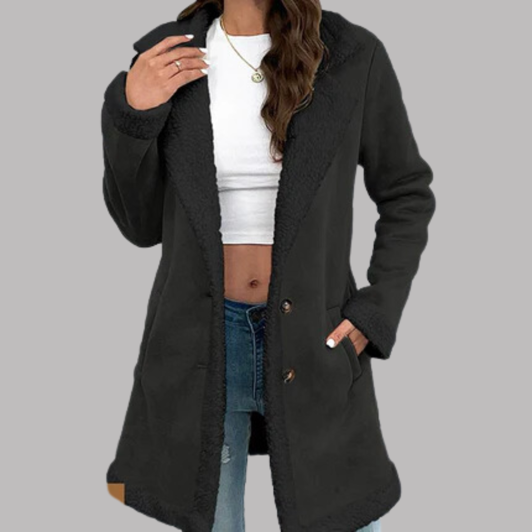 Amelia | Pelsjakke i sherpa