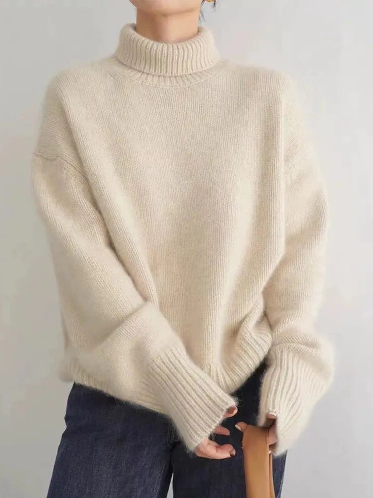 Isabella - Sweater med høj krave