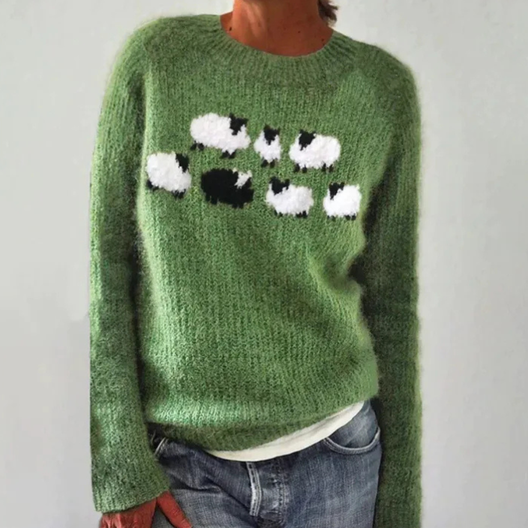 Nina | Vintage striktrøje