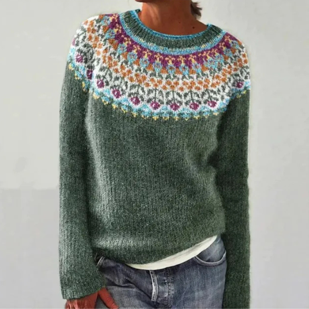 Nina | Vintage striktrøje