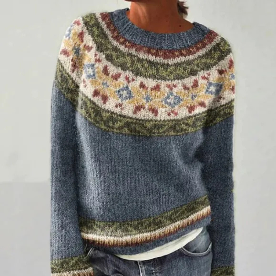 Nina | Vintage striktrøje